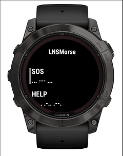 The message list (fenix 7X Pro)