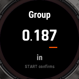 A benchrest group entered digit by digit, to a thousandth of an inch