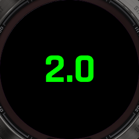 A TSV stage running, showing the clock
