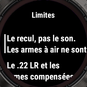 Les limites de la détection de tir, que l'interrupteur oblige à lire